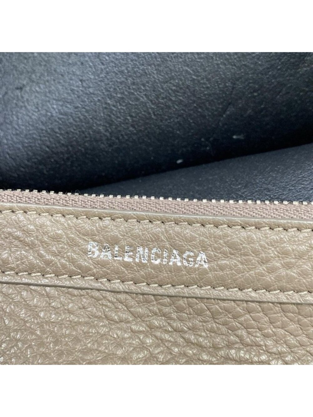 Balenciaga Tote Navy Cabas XS Gray Ju Leather - Picture 9 of 15